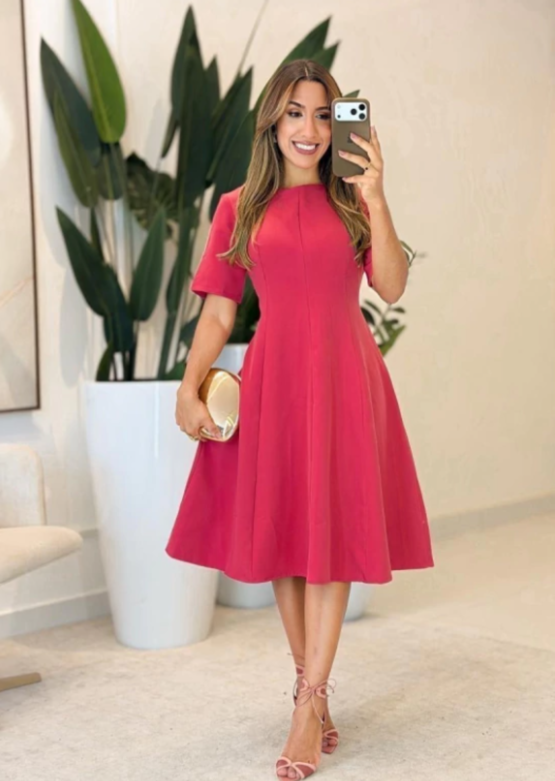 1073 - Vestido Evasê | Alfaiataria - Imagem 3