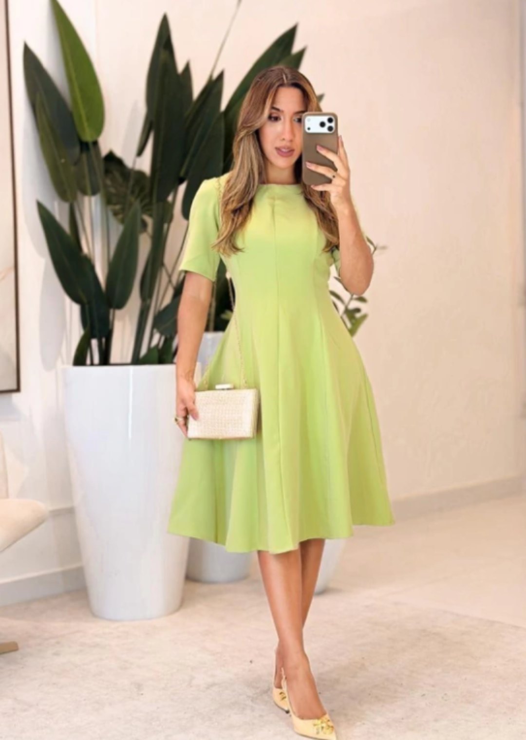 1073 - Vestido Evasê | Alfaiataria - Imagem 5