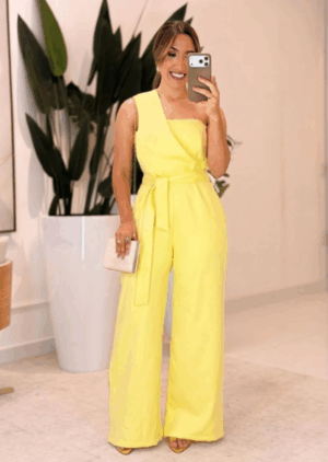 1075 - Macacão Alfaiataria