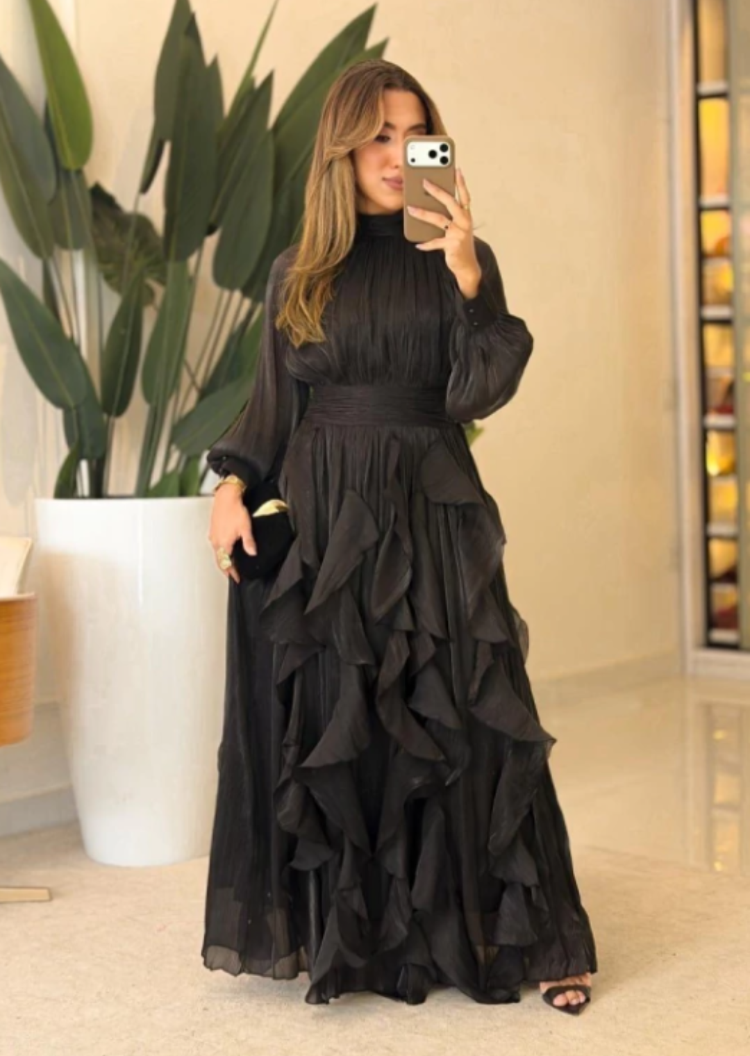 1010 - Vestido Musseline | Botões Perolado - Imagem 5