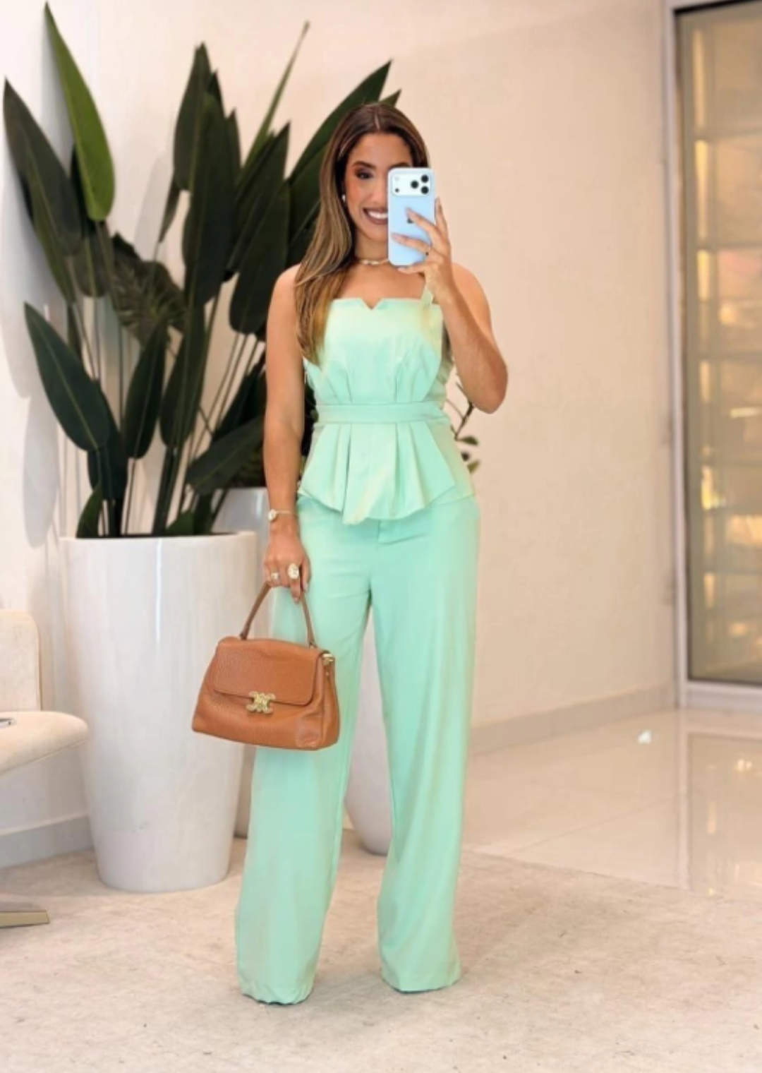 1080 - Conjunto Alfaiataria | Blusa Drapeada - Imagem 5