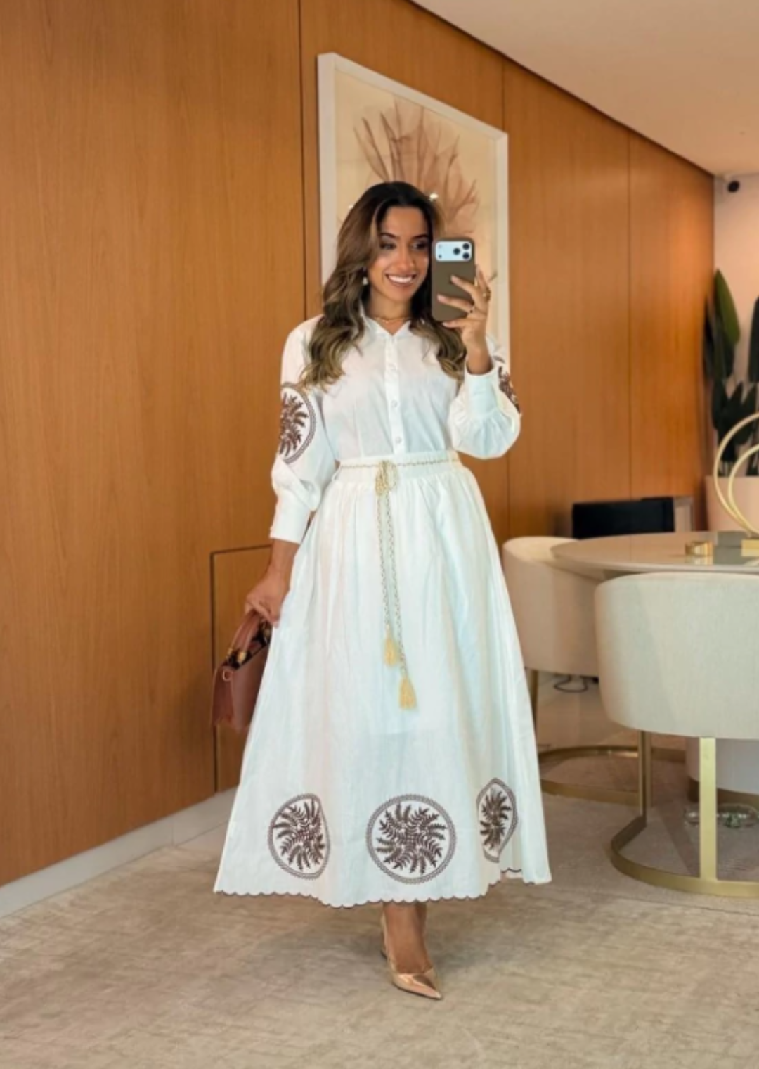 1049 - Conjunto Tricoline | Bordado - Imagem 3